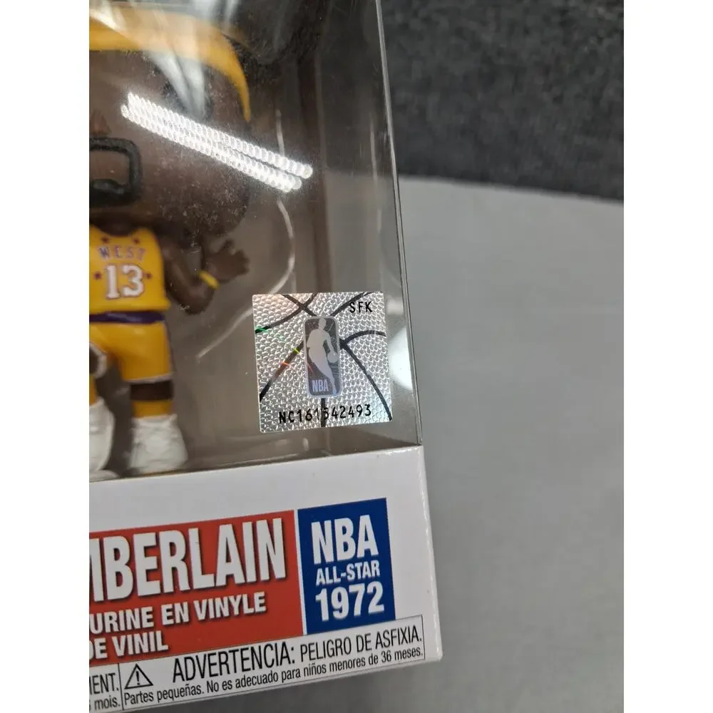 Funko Pop Wilt Chamberlain 163 NBA All Stars Basketball Protective Case